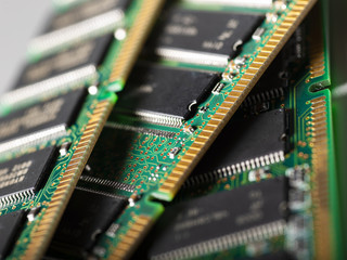 Computer internal memory hardware chips