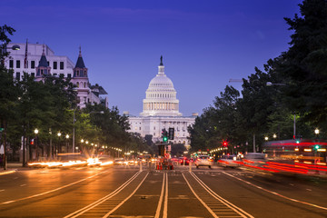 United States Capitol and the Senate Building, Washington DC USA