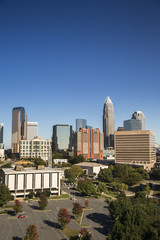 Obraz premium Charlotte North Carolina, Mecklenburg County, USA