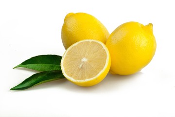 Fresh yellow lemon