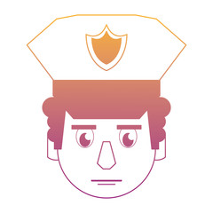 Police face cartoon rainbow lines