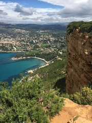 Cassis from above