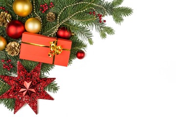 Christmas Decorations with Blank Space