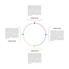 Abstract business infographic image. Vector illustration design