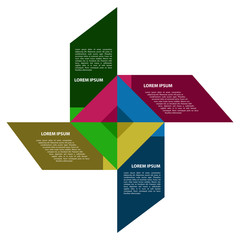 Abstract business infographic image. Vector illustration design
