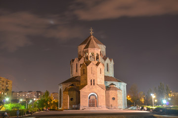 Fototapeta na wymiar The Holy Trinity Church in Yerevan, Armenia