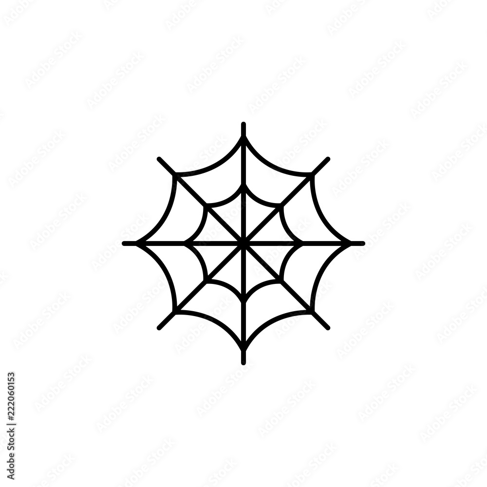 Poster web icon. element of halloween for mobile concept and web apps icon. thin line icon for website desi