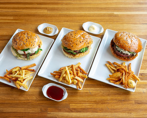 Burger plates