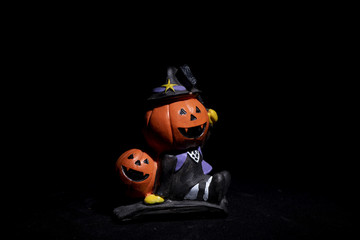 Halloween concept object isolated on black background