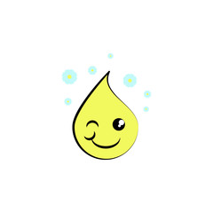 emoji wink icon. Element of colored emoji icon for mobile concept and web apps. Cartoon emoji wink icon can be used for web and mobile