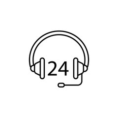 Online reception icon. Element of global logistics icon for mobile concept and web apps. Thin line Online reception icon can be used for web and mobile