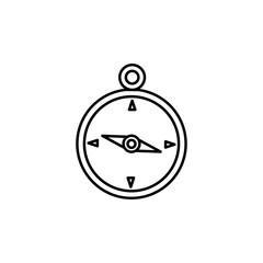 Compass icon. Element of global logistics icon for mobile concept and web apps. Thin line Compass icon can be used for web and mobile