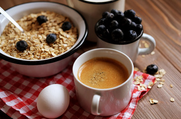 A healthy breakfast is a great start to a new day.