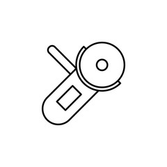 grinder. Element of construction icon for mobile concept and web apps. Thin line grinder can be used for web and mobile