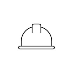 helmet. Element of construction icon for mobile concept and web apps. Thin line helmet can be used for web and mobile
