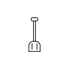 shovel. Element of construction icon for mobile concept and web apps. Thin line shovel can be used for web and mobile
