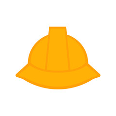 Isolated engineer hat icon