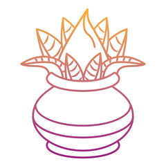 Ugadi indian elements rainbow lines