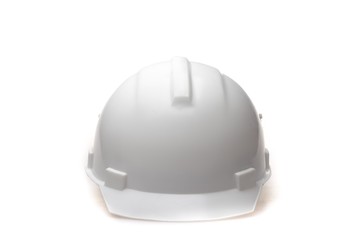 white constuction helmet