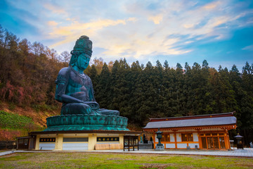 The big Buddha - Showa daibutsu at Seiryuji temple in Aomori, Japan