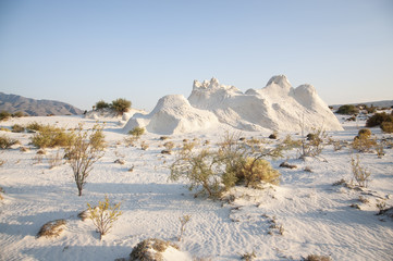 Dunas de Yeso de cuatro ciénagas Coahuila Mexico