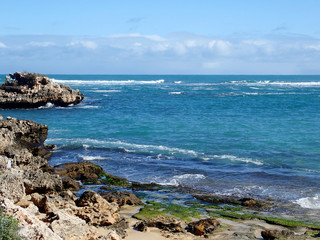 Fototapeta na wymiar View at Cape Peron beach in Western Australia