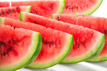 Slices of Watermelon Close-Up