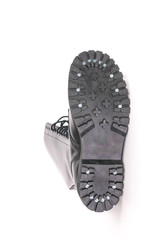 Screwed combat boot soles