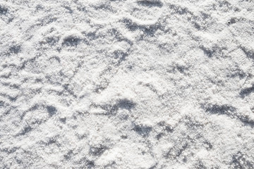 Close-up salt pool of large salt