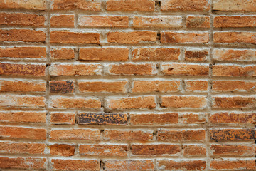Old brown and red brick wall