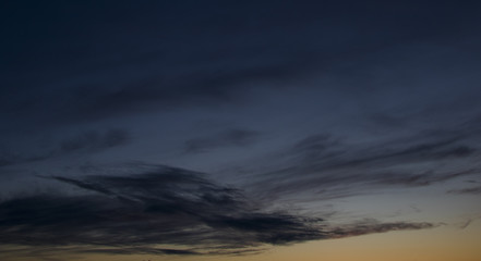 Fototapeta premium Beautiful clouds at sunset, abstract nature background