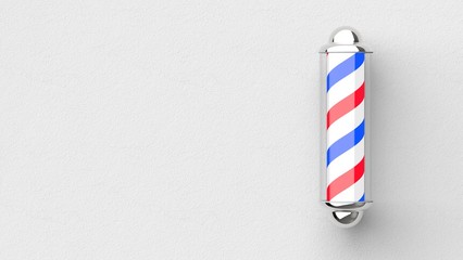 バーバーサイン　壁　左コピースペース