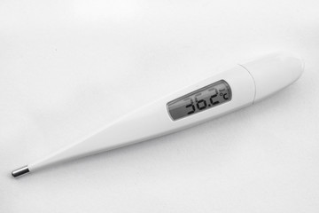 36.2 degree Celsius on electronic thermometer