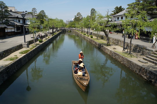Omi-Hachi&shy;man "Venedig Japans": Gondel