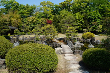 Burg Nijō: japanischer Garten