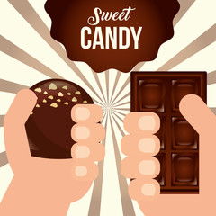 sweet candy concept