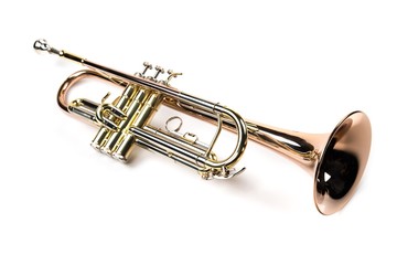 Obraz na płótnie Canvas Single Trumpet