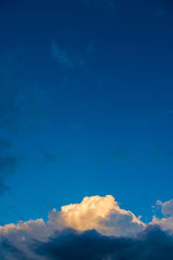 Obraz premium 夕暮れ積乱雲