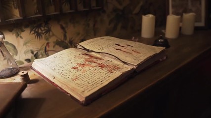 horror scene of a short film