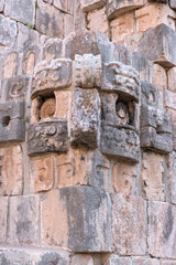 ruins of the ancient Mayan city Uxmal. UNESCO World Heritage Site, Yucatan, Mexico