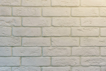 Abstract weathered texture stained old stucco light gray and aged paint white brick wall background in rural room