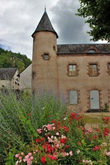 Fototapeta na wymiar Manoir des tours à Allassac (Corrèze)