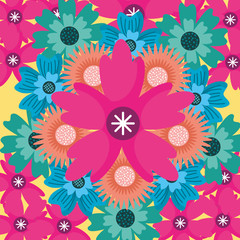 Fototapeta na wymiar pink flower floral background nature decoration