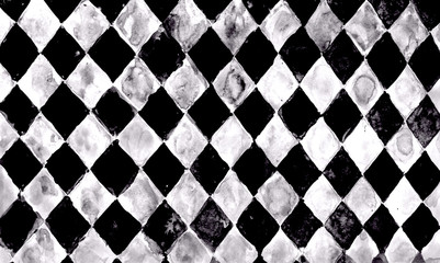 Watercolor hand drawn  Grunge vintage circus background   © onanana