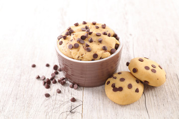 raw cookie dough