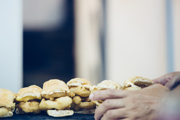 Spanish tapas of fried squid rings