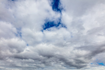 Obraz premium Clouds on a blue sky as a background