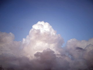 blue sky with clouds