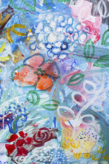 Detail of the Painting as a Background