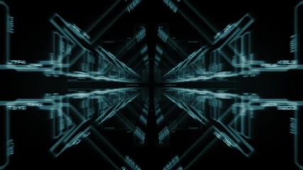 Blue and binary tunnel